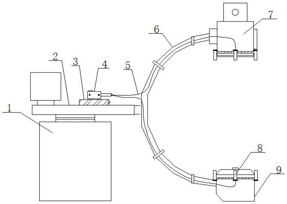 一种简易c型臂x光机定位器的制作方法