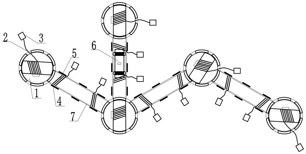 一种铁路冷链物流电磁式节点换向的管道系统及控制方法与流程