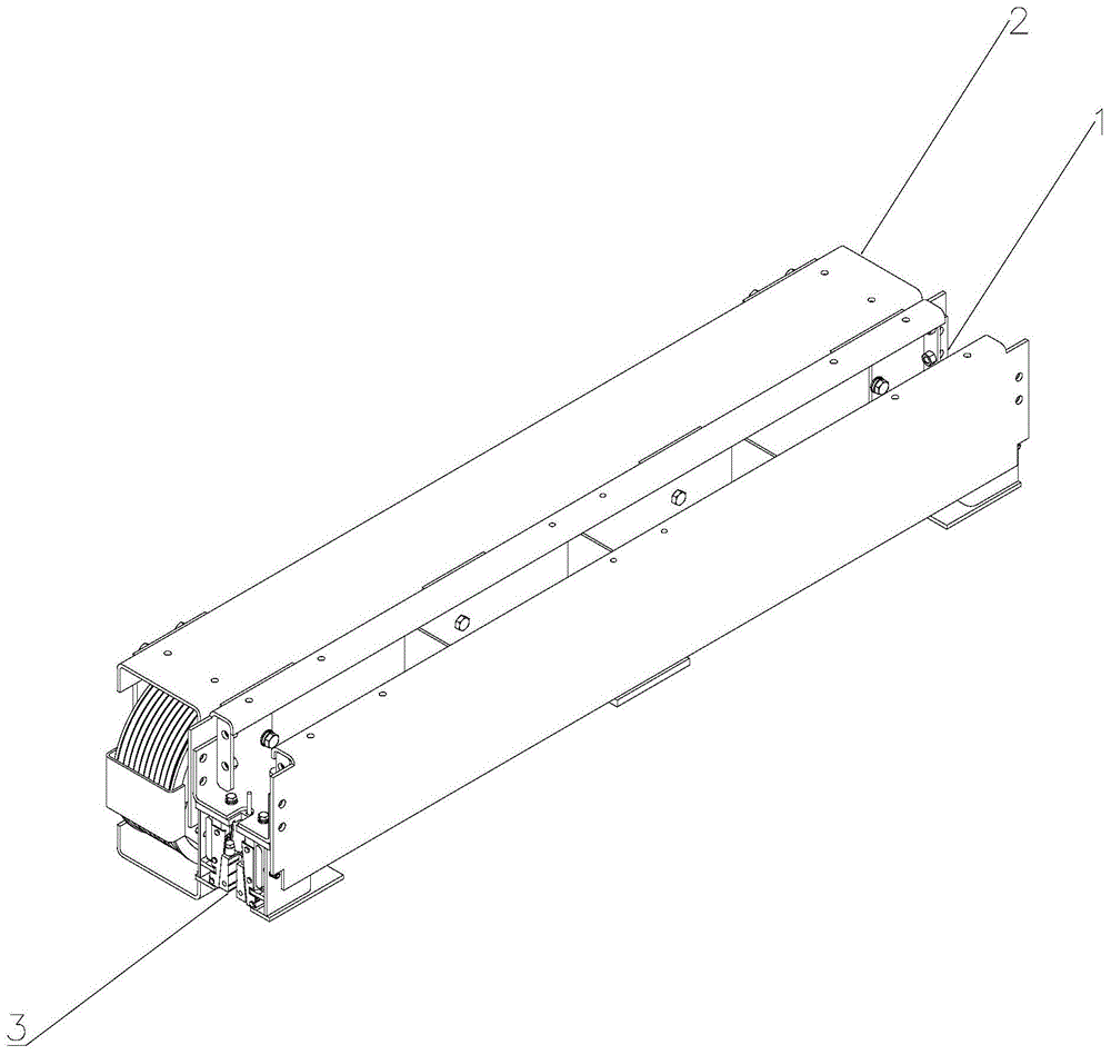 一体式双支撑电梯轿架下梁组件的制作方法