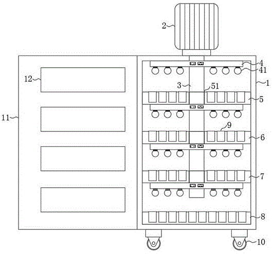 一种农学实验用作物育苗装置的制作方法