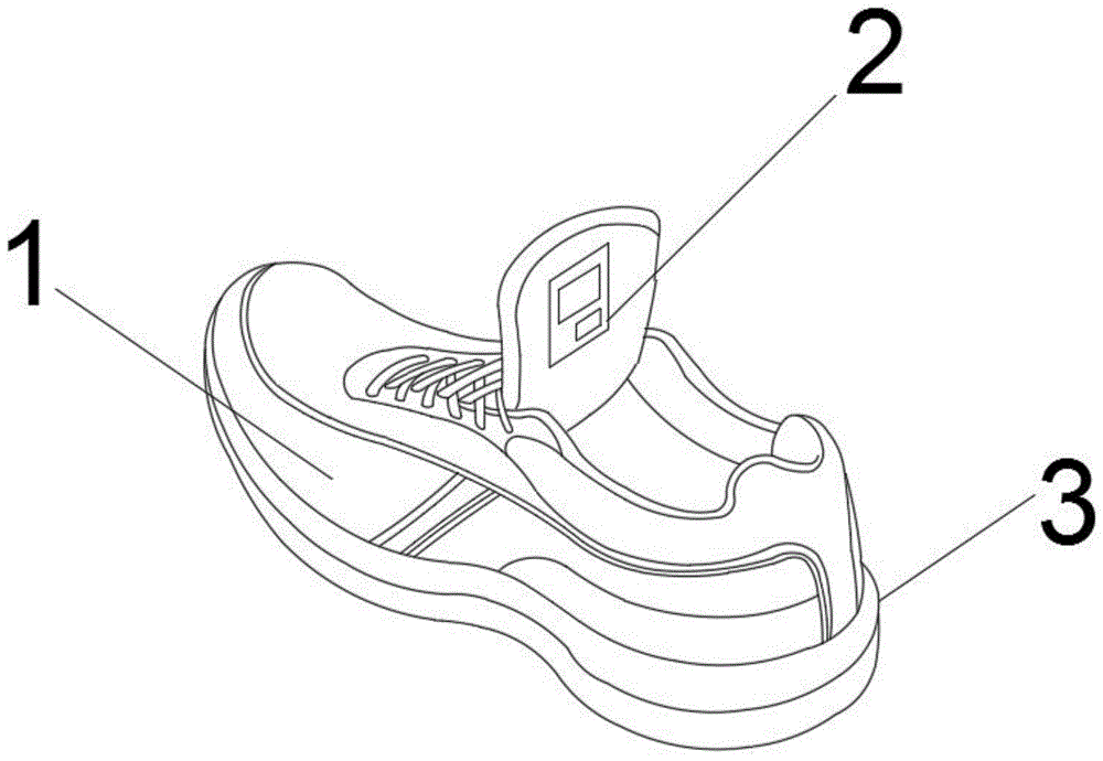 一种带有二维码鞋舌的鞋的制作方法