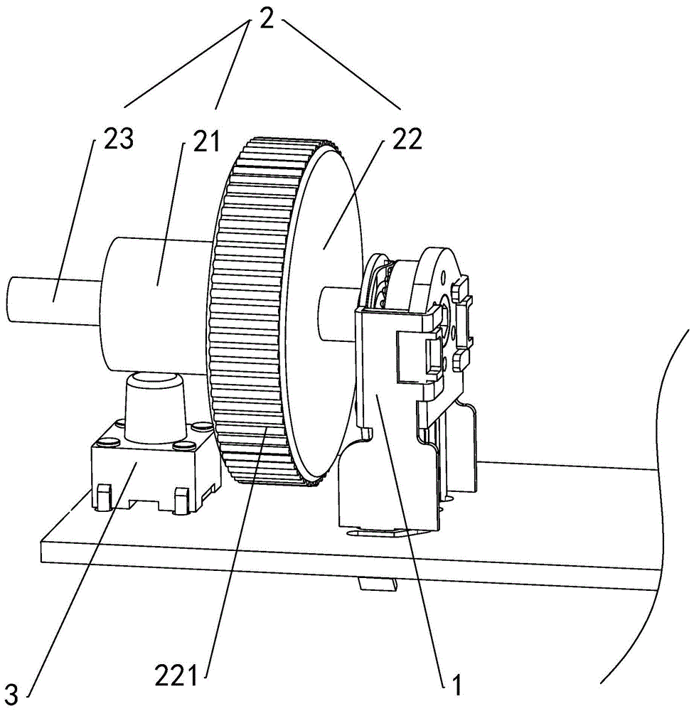 吹风机上的滚轮机构及吹风机的制作方法