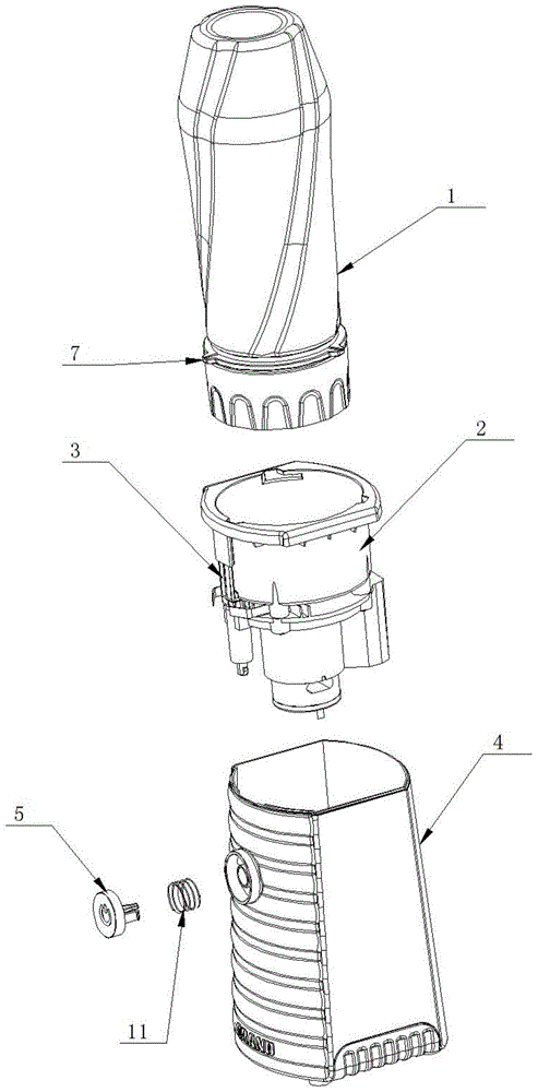 一种带安全开关的家用搅拌机的制作方法