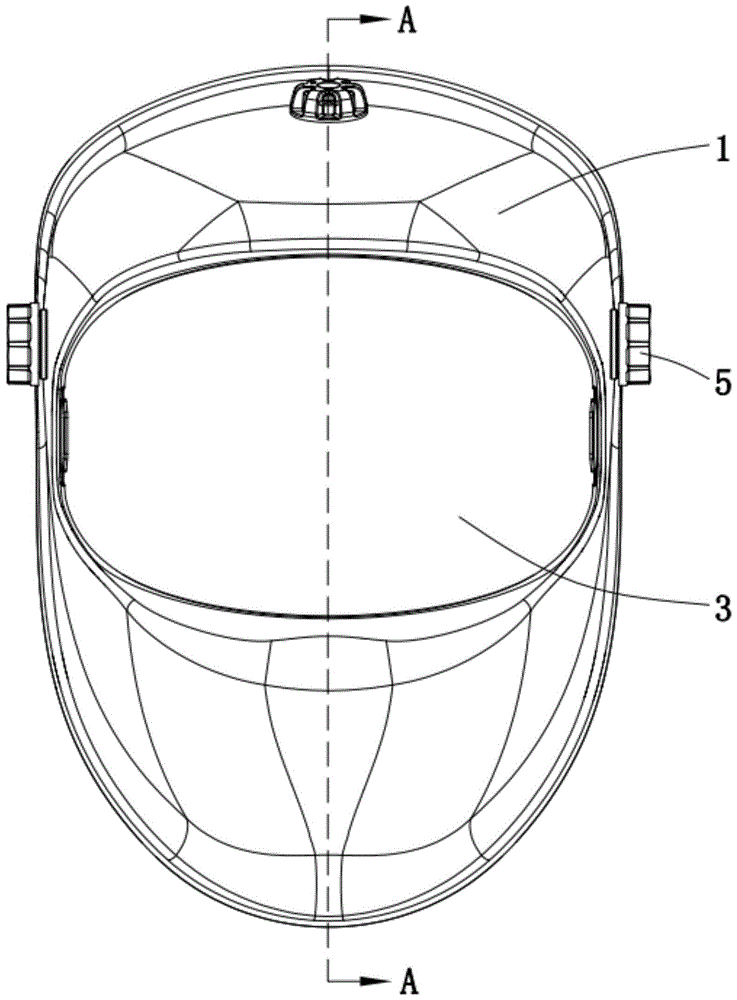 一种内翻式焊接面罩的制作方法