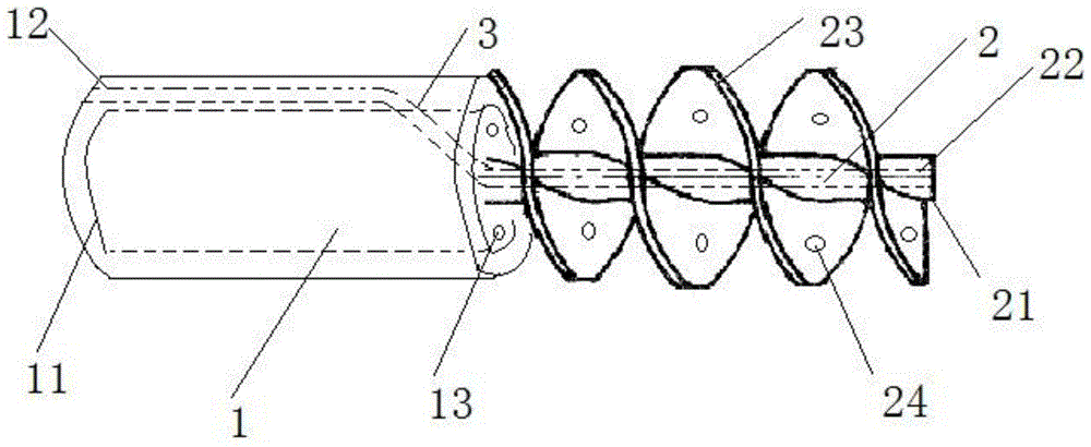 一种螺旋沟槽引流管的制作方法