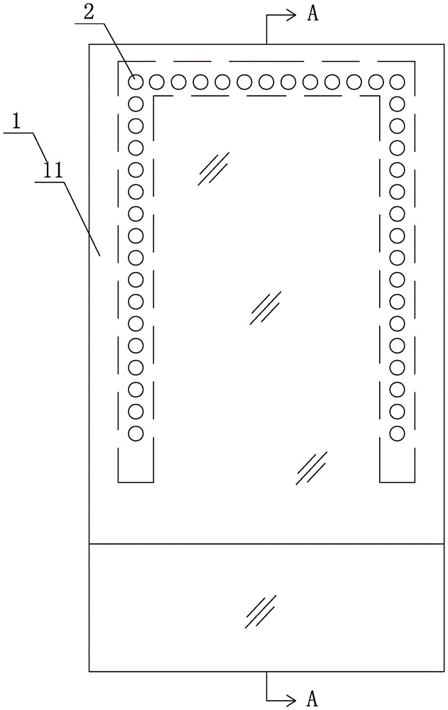 一种可移动的展架的制作方法