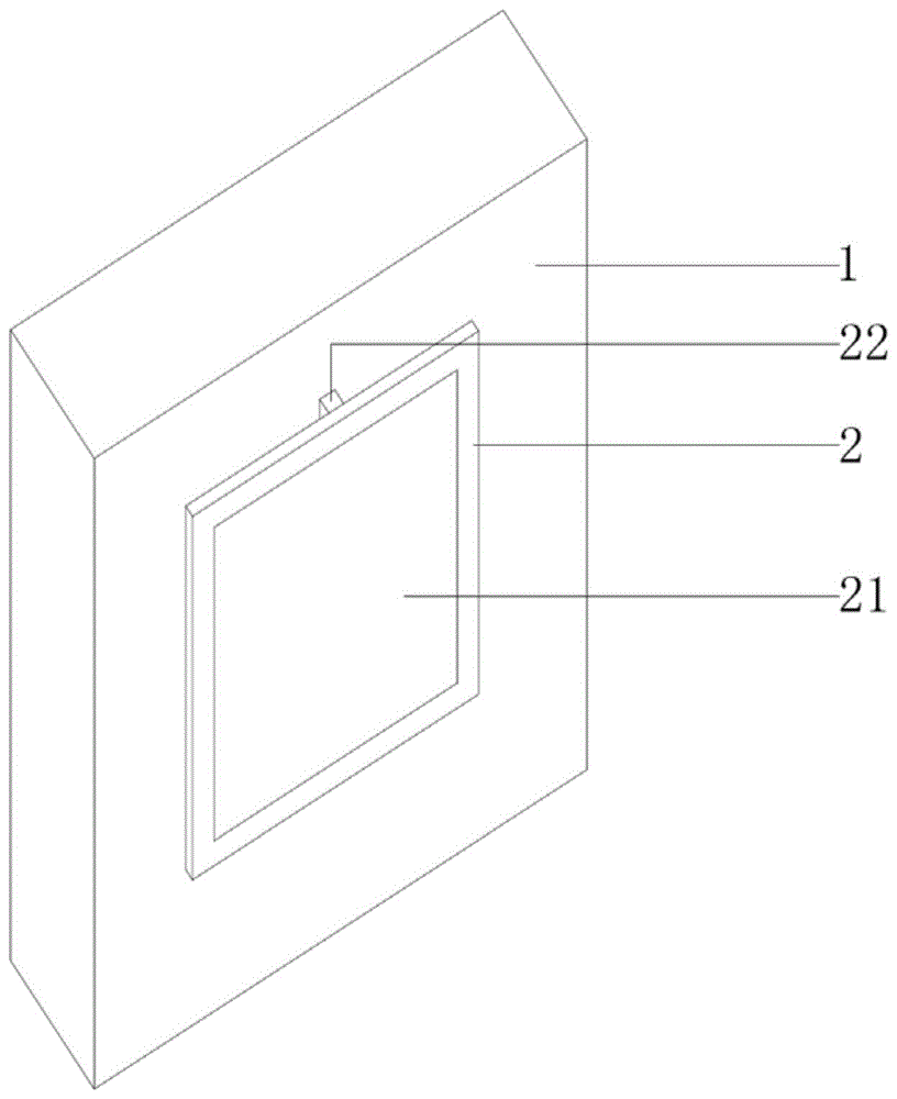 一种卫浴空间智能化银镜稳固控制安装结构的制作方法