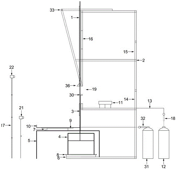 一种建筑外墙保温板燃烧特性测试系统的制作方法