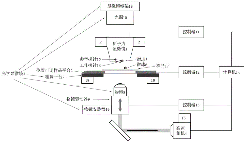 基于视觉传感的原子力显微镜实时漂移补偿系统和方法与流程