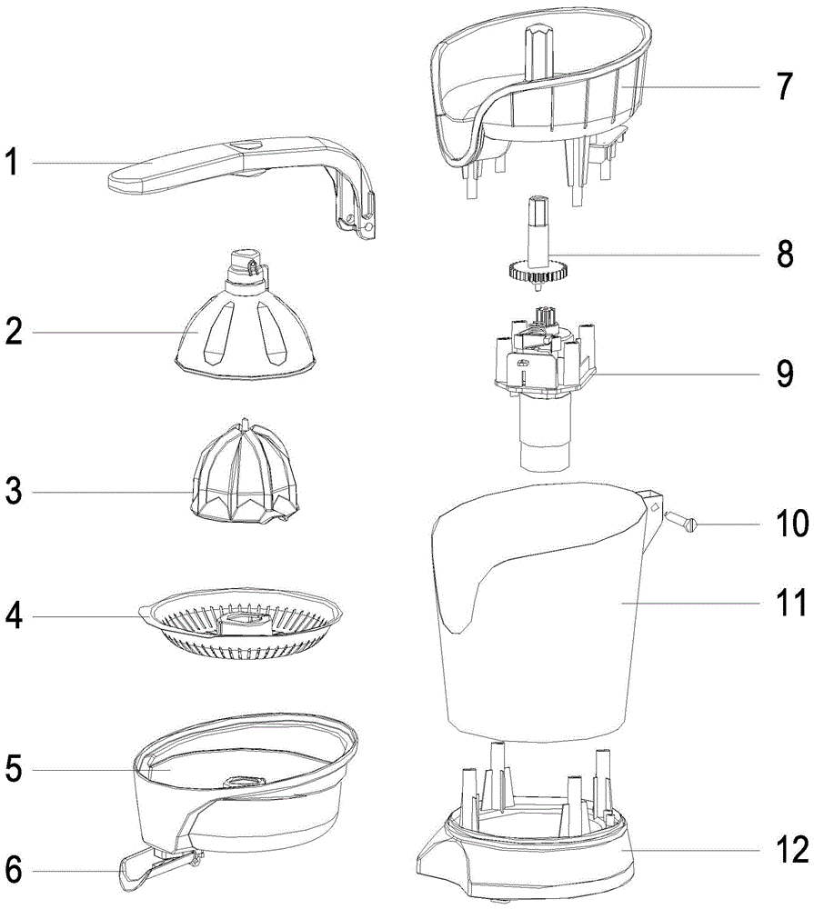 一种橙汁机的制作方法