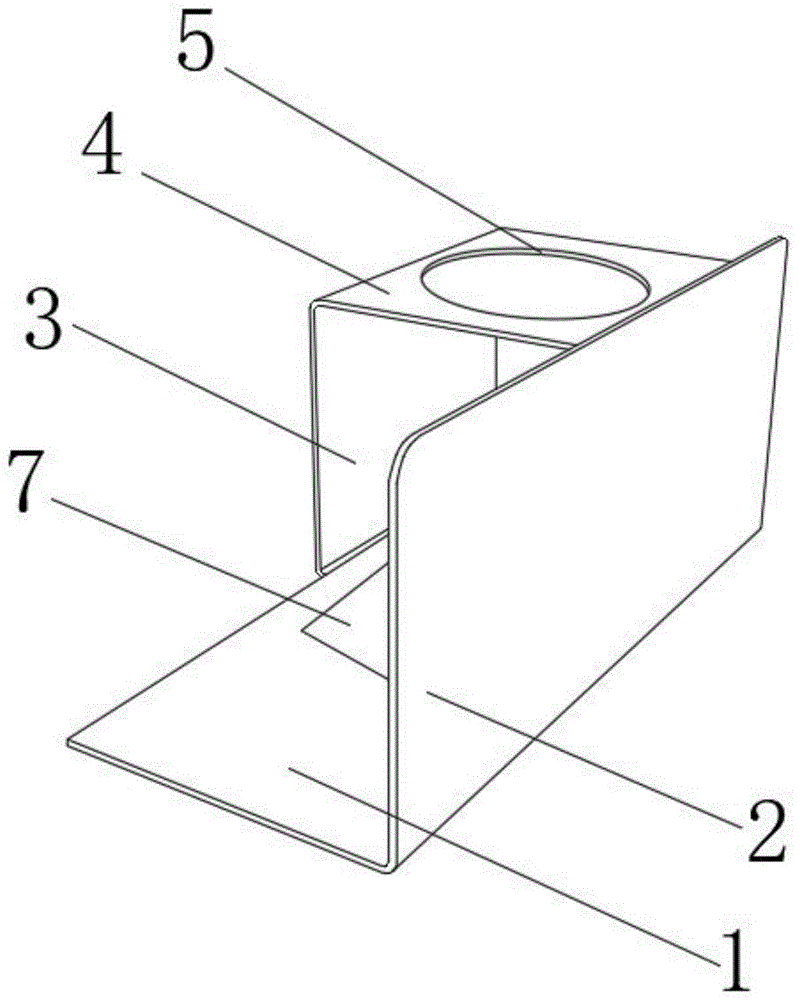 一种方形马桶刷架的制作方法