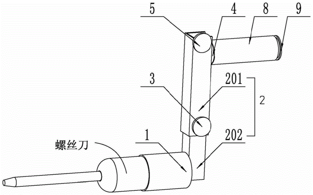 一种改良内固定螺丝刀辅助装置的制作方法