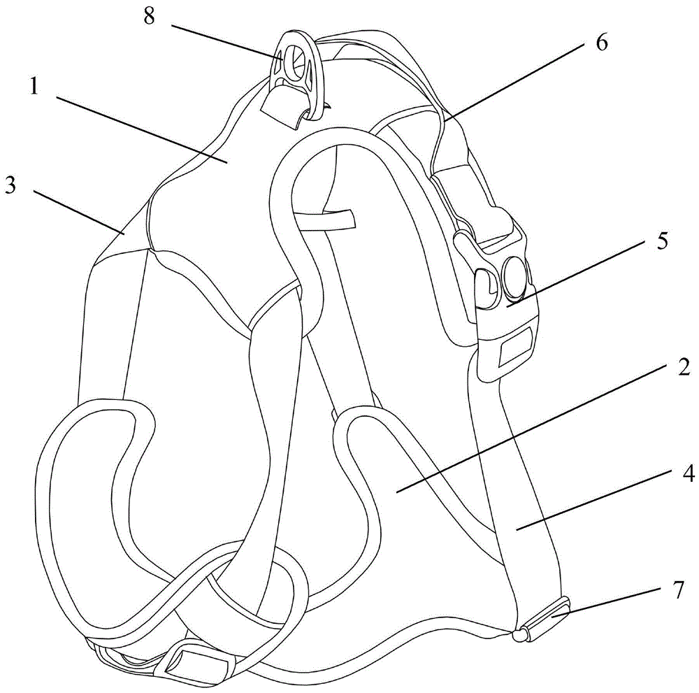 一种宠物牵引舒适胸背带的制作方法