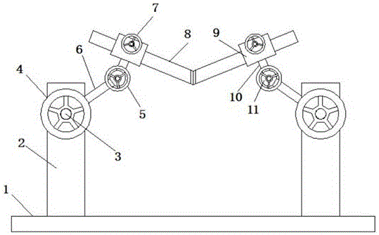 一种圆管焊接用可调节的固定夹具的制作方法