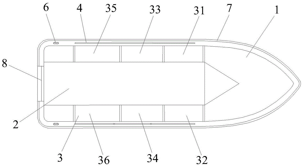 航空塑料救援冲锋舟的制作方法