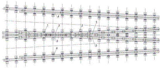 60kg/m钢轨9号合金钢镶嵌式固定型宽准菱形交叉道岔及其设计方法与流程