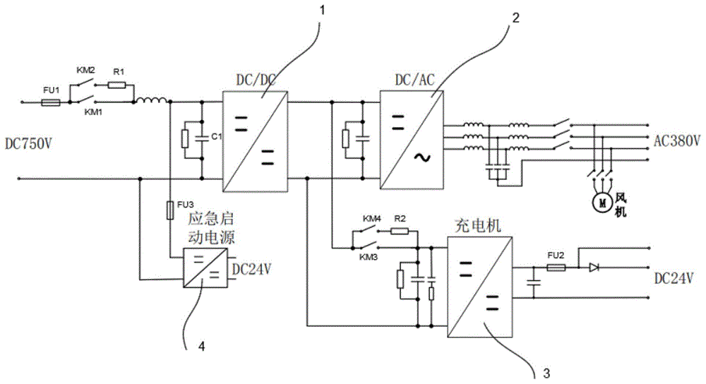 辅助逆变器电路、辅助逆变装置的制作方法