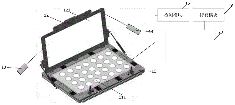 一种检测修复装置及检测修复方法与流程