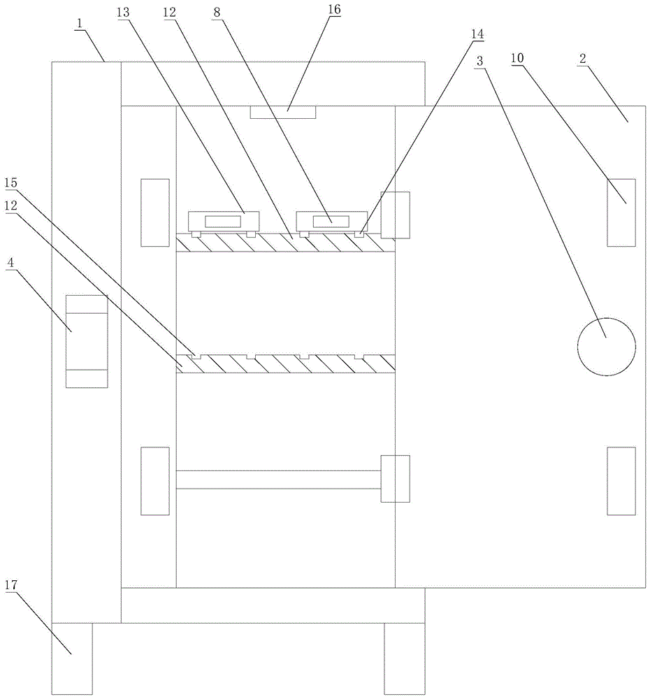 一种电力工器具放置的工具柜的制作方法