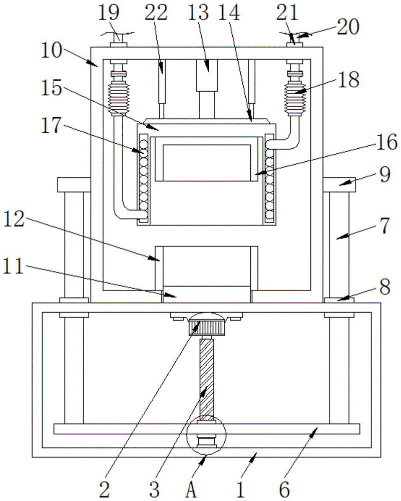 一种塑料填料成型加工用模具的制作方法