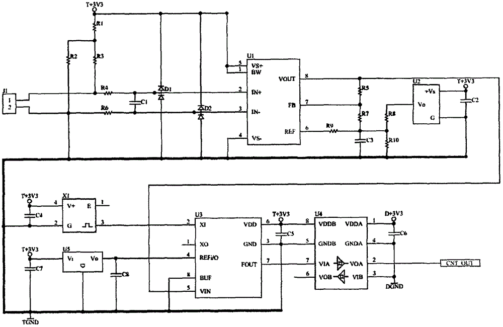 一种注塑机用k型热电偶测温电路的制作方法