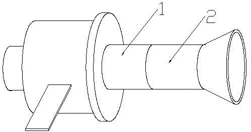 沥青拌合机用燃烧器的制作方法