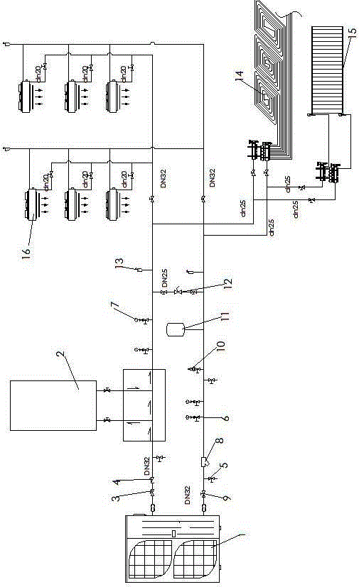 一种壁挂炉热泵节能系统的制作方法