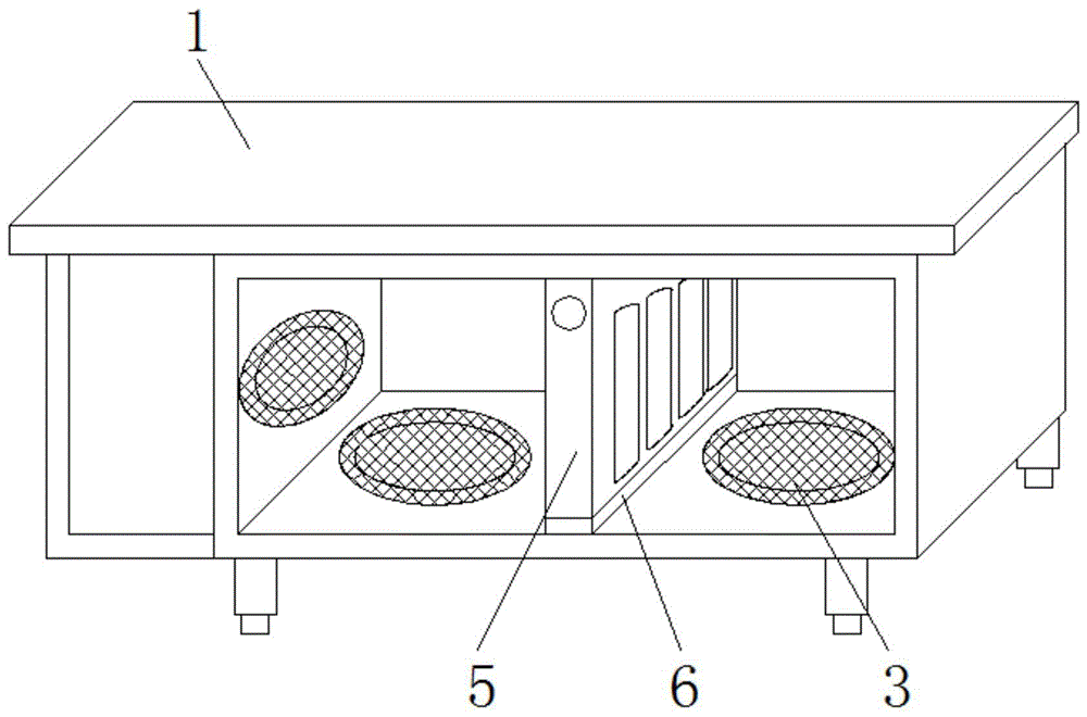 一种对流双风道循环制冷式冷柜的制作方法