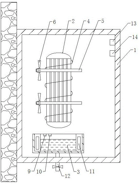 一种空气源热泵用融霜机构的制作方法