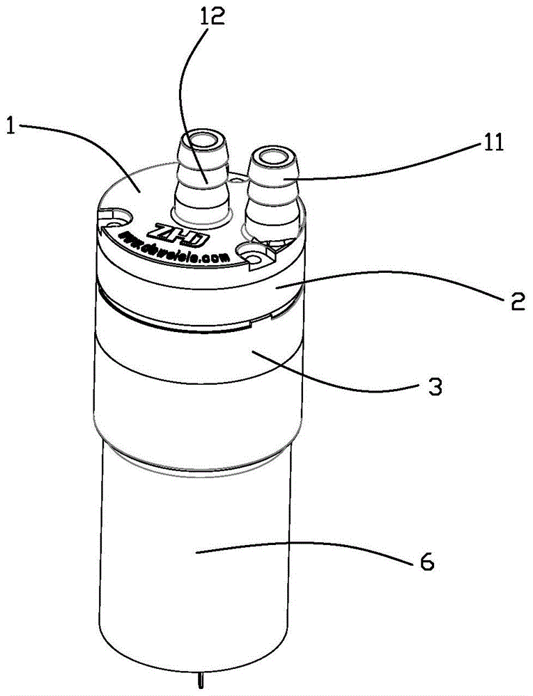 微型隔膜水泵的制作方法