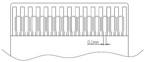 一种0.3mm中心距的柔性扁平电缆及其制造方法与流程