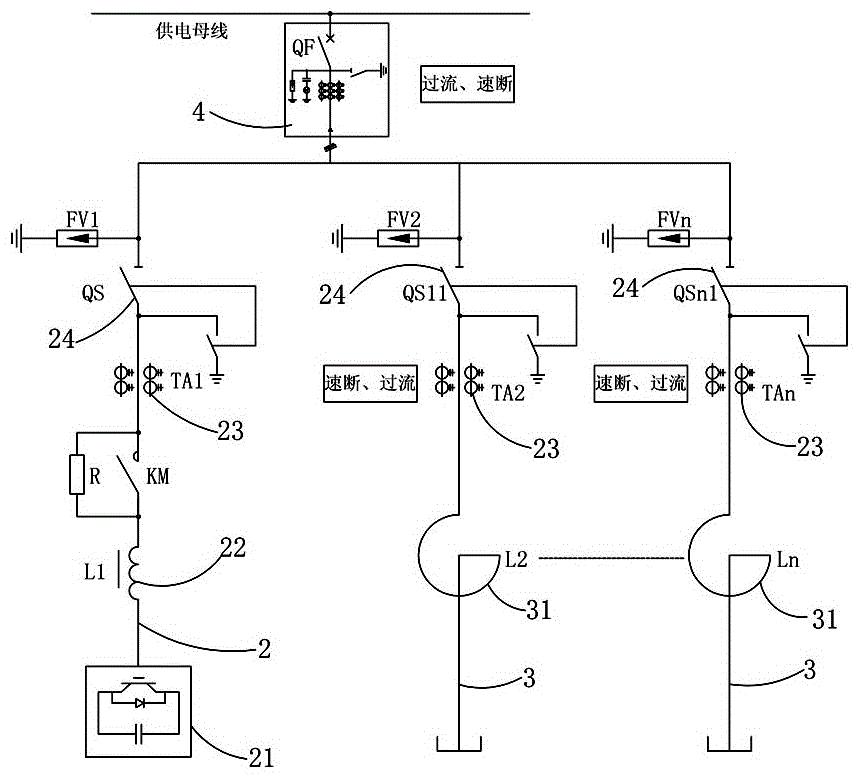 一种末端电网电压稳定系统及控制方法与流程