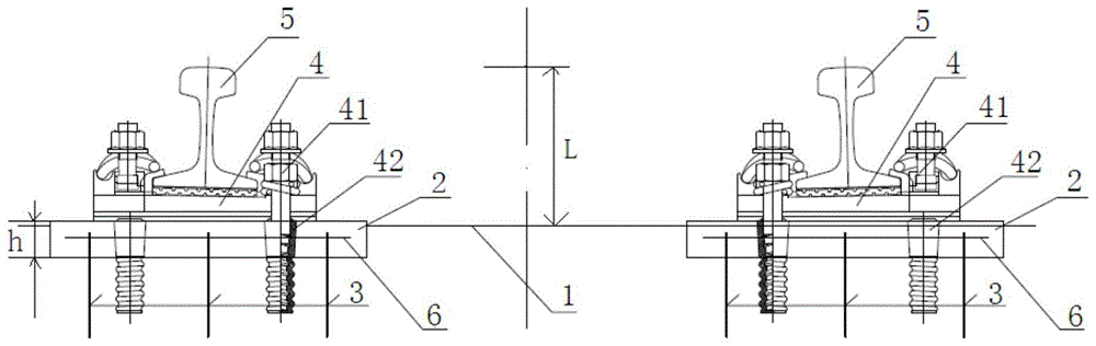 一种后锚式现浇轨道结构的制作方法