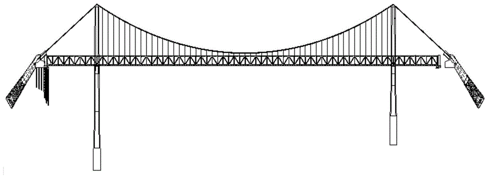 一种桥隧相接外张式主缆悬索桥结构的制作方法
