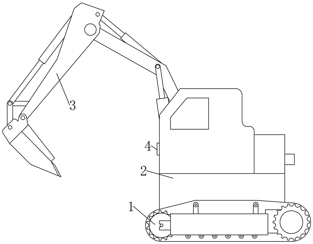 履带式挖掘机的制作方法