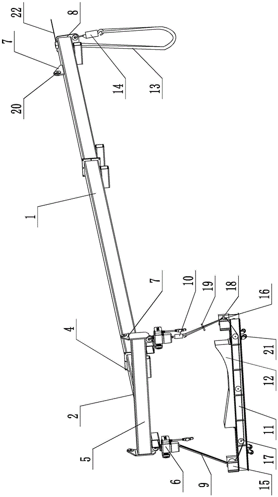 一种风力发电机组单叶片吊装工装的制作方法