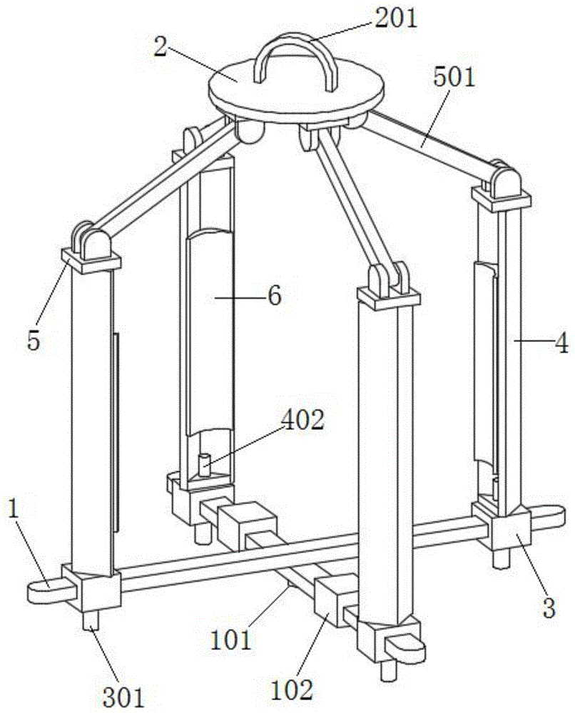 一种用于空气源热泵热水器的吊装设备的制作方法