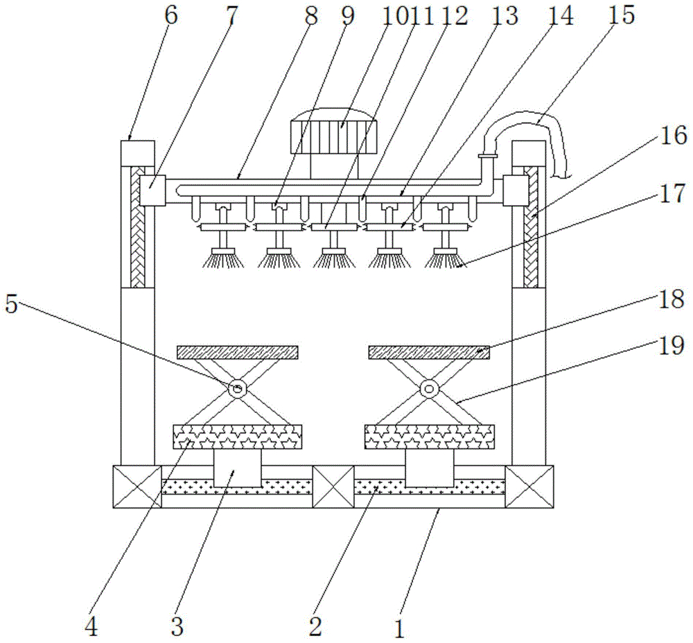 一种汽车维修保养多功能升降台的制作方法