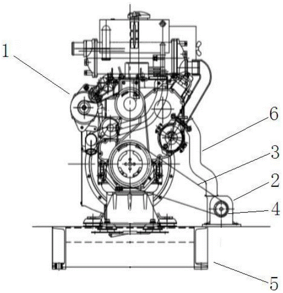 泵可拆卸连接的发电原动机的制作方法