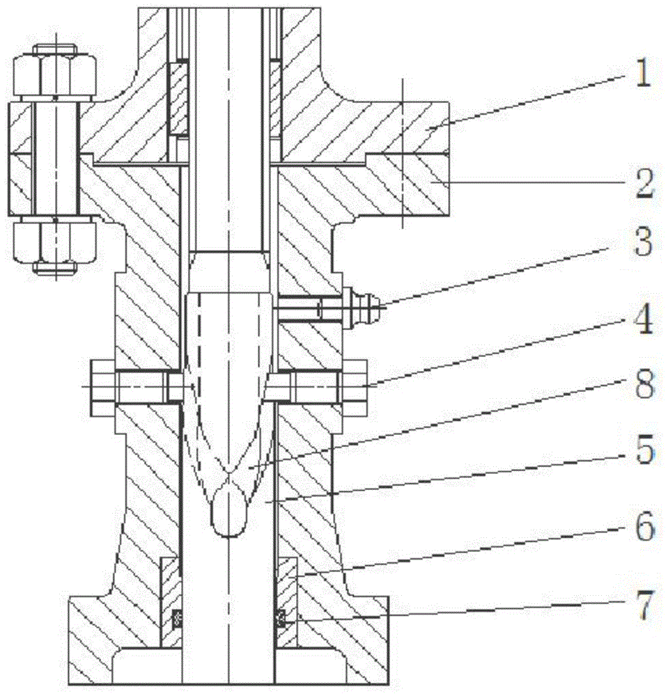一种带有封闭式导轨槽结构的轨道球阀的制作方法