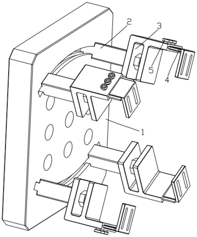 机房在通信铁塔上的连接结构的制作方法