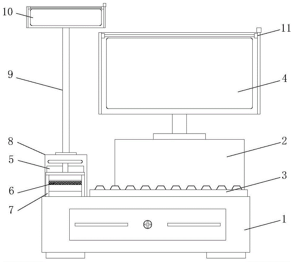 一种新型商用收款机的制作方法