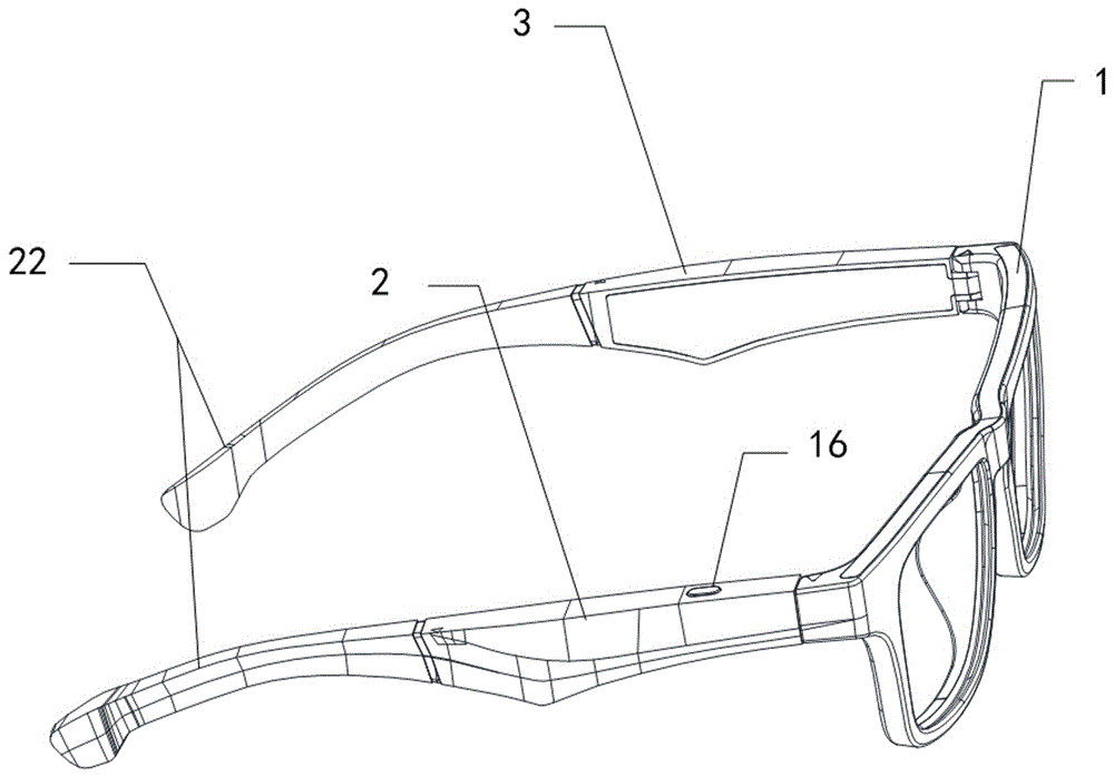 一种具有双边外放喇叭的蓝牙眼镜的制作方法