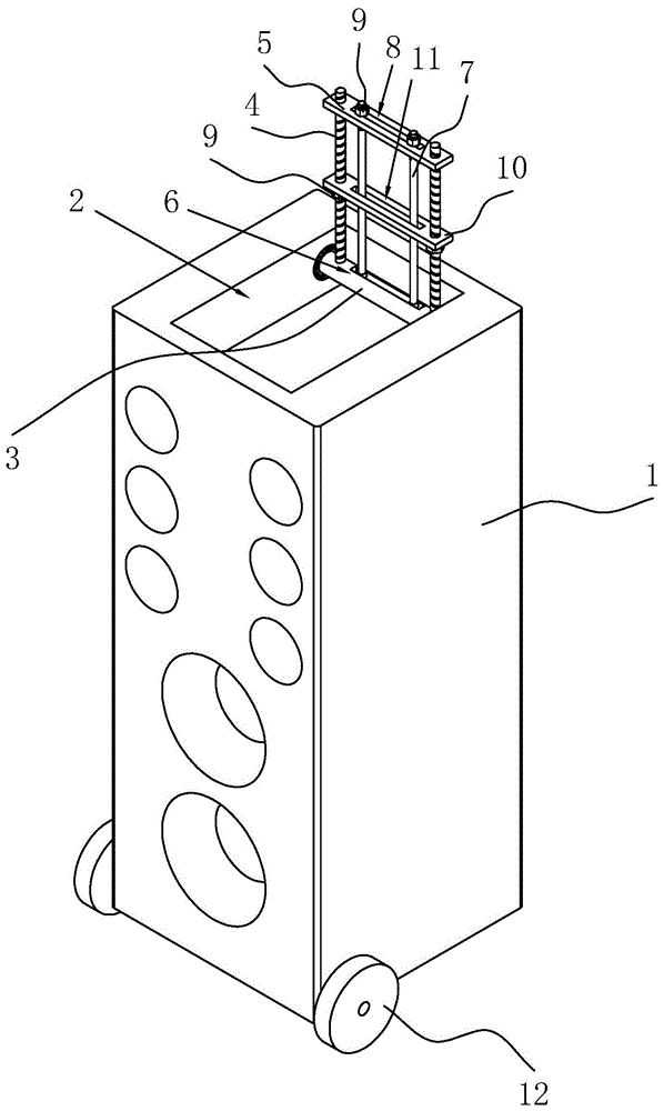 一种一体式线性阵列扬声器组合装置的制作方法