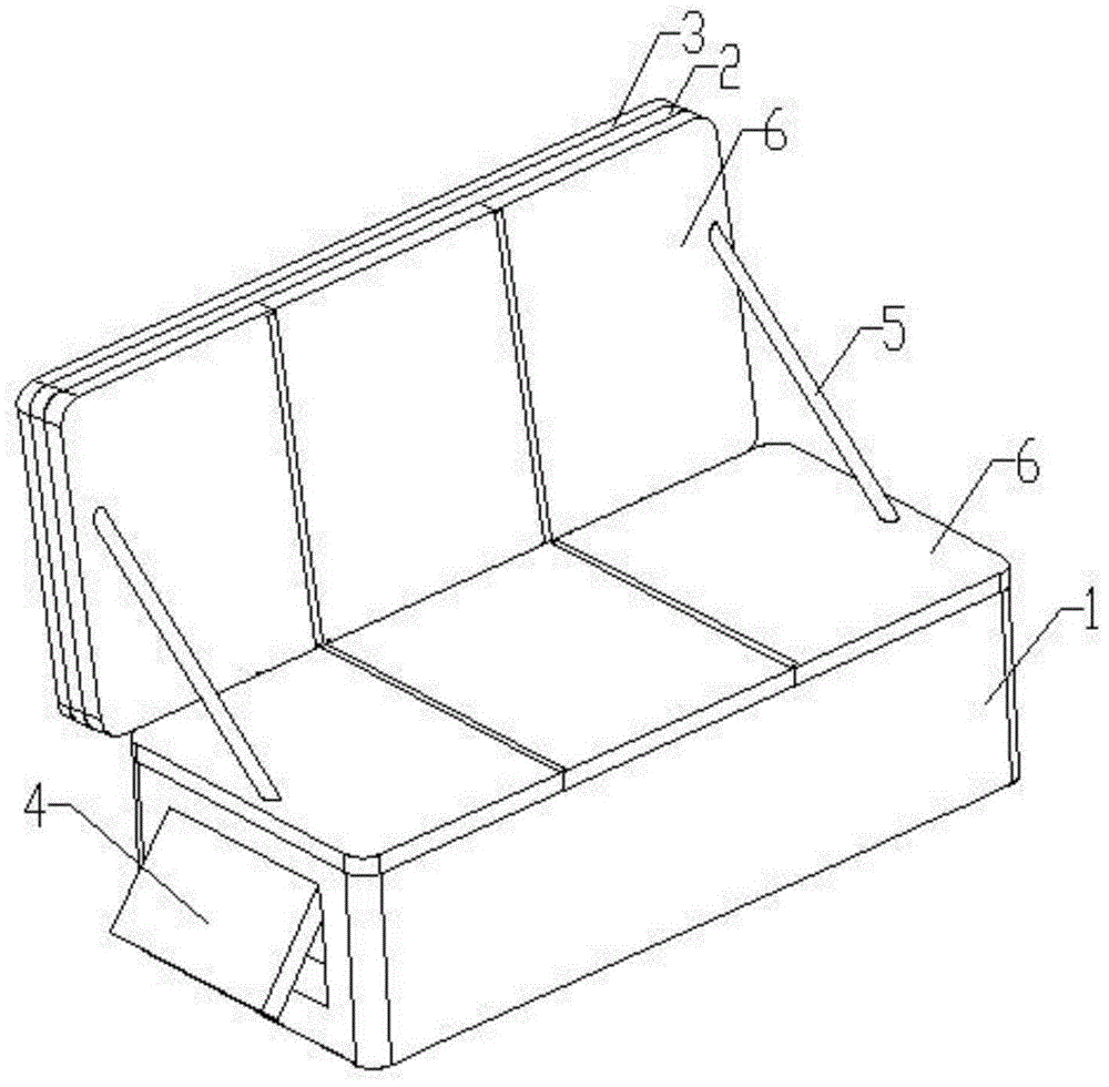 餐桌沙发一体式结构的制作方法