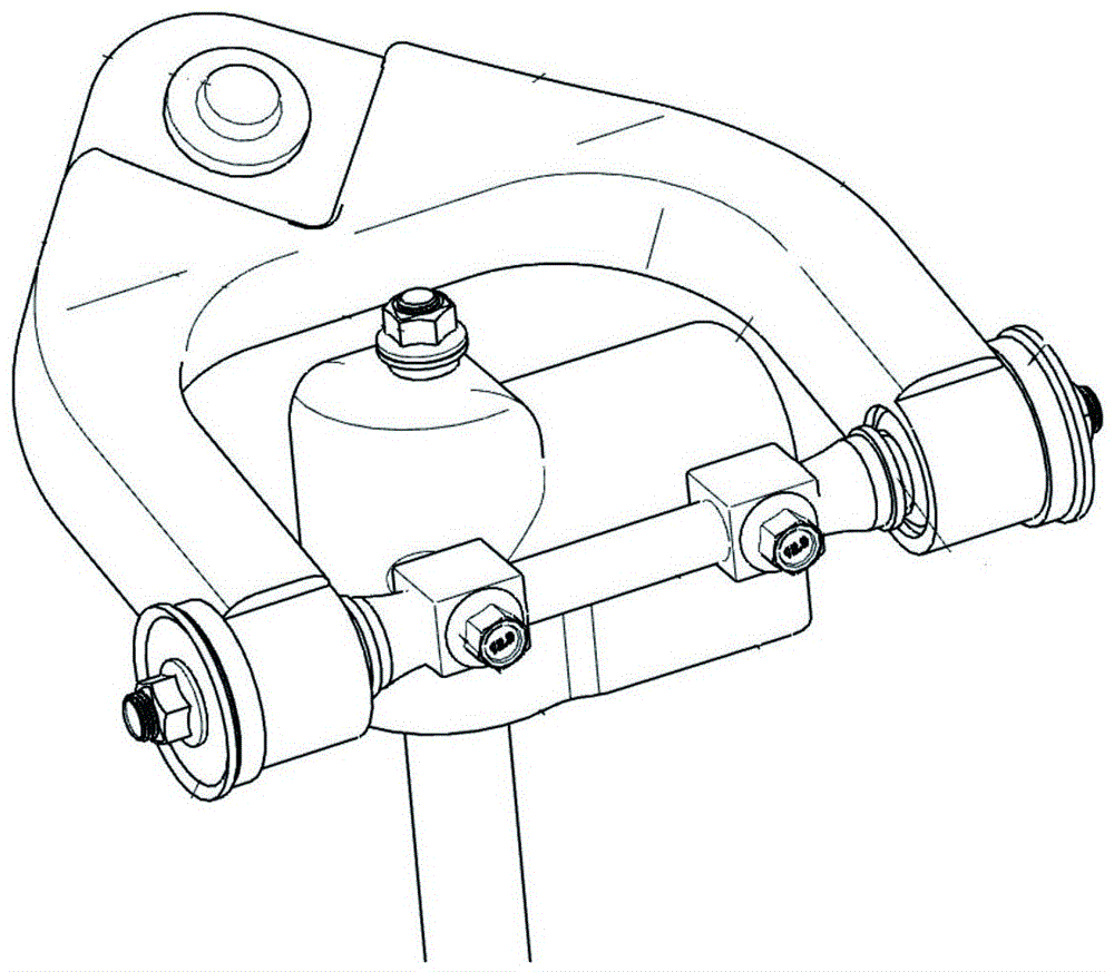 一种汽车车轮角度可调的U型臂定位轴组件的制作方法