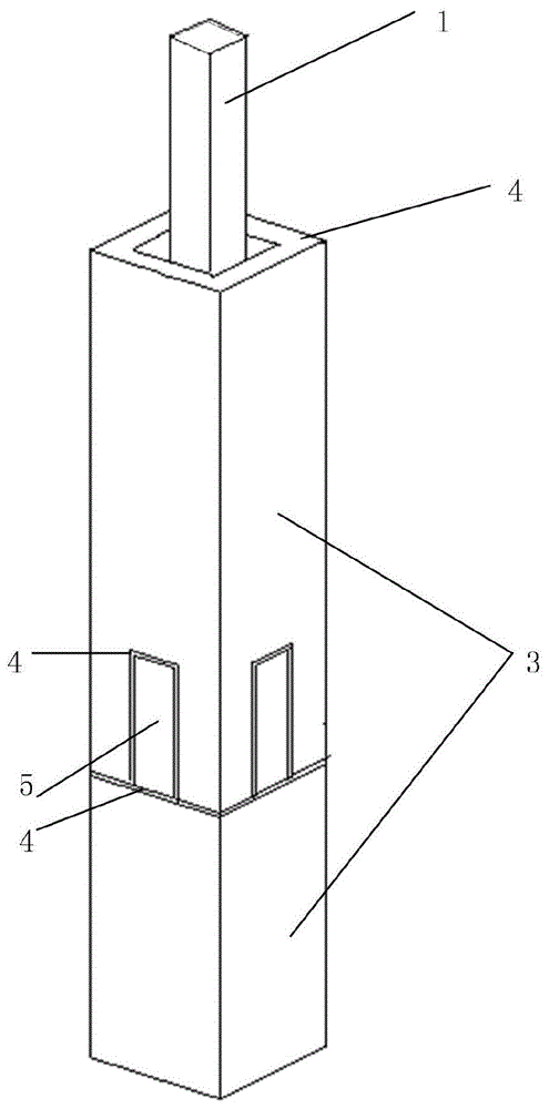 一种装配式预制柱构件、装配式组合预制柱的制作方法