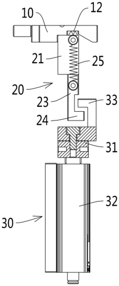定子铁芯绕线机用起绕线锁紧机构的制作方法