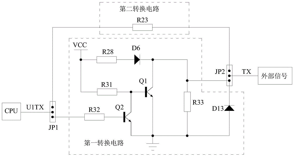 电动自行车CPU输出信号电平转换电路的制作方法