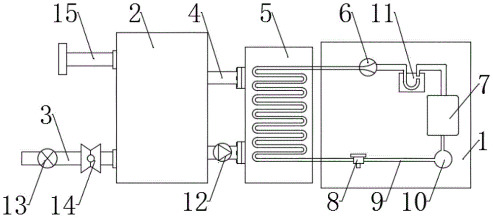 一种防冻型的分体式空气源热泵机组的制作方法